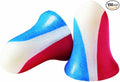 Howard Leight Super Leight USA Disposable Foam Shooting Earplugs, 100-Pairs, Red/White/Blue (R-03113)