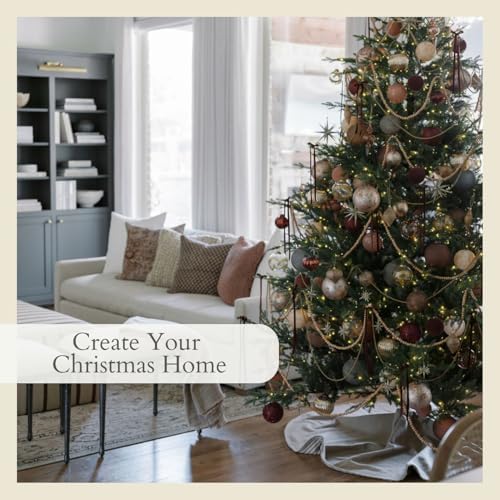 CG Hunter Antique Gold Glass Christmas Ornaments, 6", Set of 4