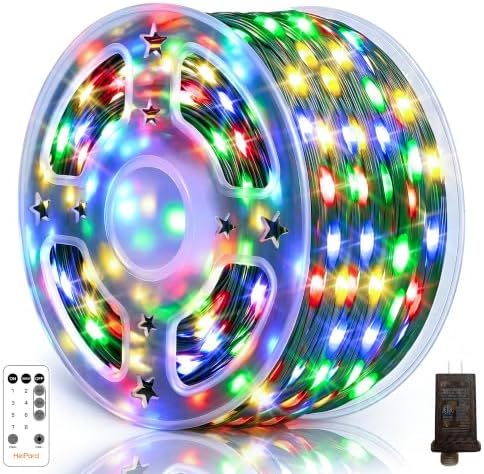 400 LED Christmas Lights 131 FT Multicolor Outdoor Remote Plug