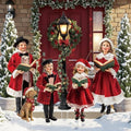 Leinuosen Christmas Family Carolers Yard Signs with Stakes