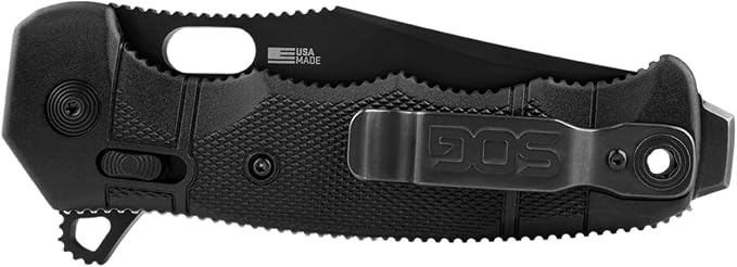 SOG High-Performance Duty S35VN Steel Ambidextrous Carry EDC 3.9" Sharp Blade Seal XR