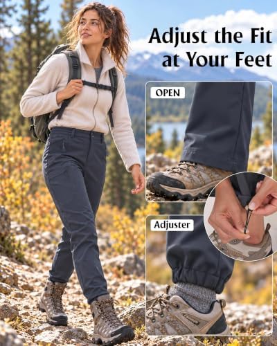 Women's Fleece-Lined Softshell Hiking Pants