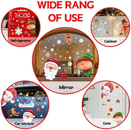Christmas Window Clings Christmas Decorations Window Stickers Decals Xmas