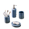 Ceramic Bathroom Group Four-piece Lotion Bottle Press Hand Sanitizer Toothbrush Cup Toiletries