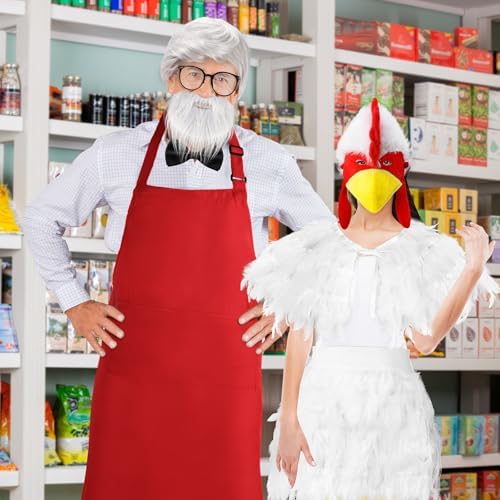 Liitrsh 10 Pcs Chicken Couple Costume for Adults