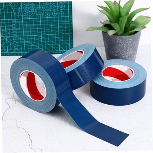 Heavy Duty Duct Tape 3 Rolls Blue Polyethylene Gauze Fiber