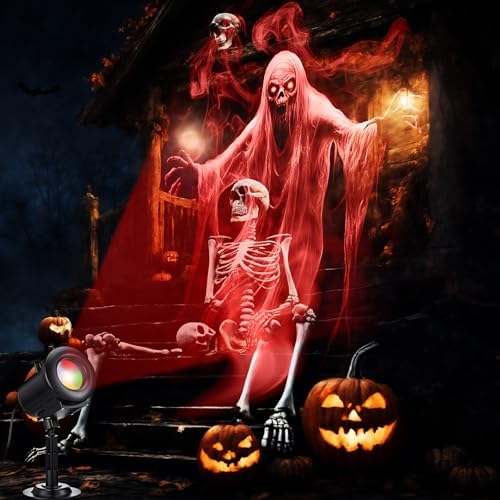 Aurelema 12 in 1 Halloween Projector Lights Outdoor 2026 Upgrade
