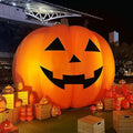 Giant 20Ft Halloween Inflatables Pumpkin Decorations, Blow Up Yard Decorations with 550W Waterproof Air Blower & LED Lights for Commercial Use, Outdoor Yard Lawn Halloween Party