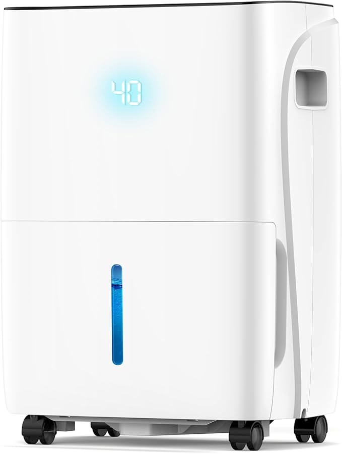ZAFRO 6000 Sq.Ft Dehumidifiers for Home and Basement with Drain Hose, Energy Saving Max 120 Pints Dehumidifier with Auto or Manual Drainage, Auto Defrost, Three Modes, 24Hrs Timer