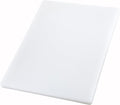 Winco Cutting Board, 12 by 18 by 1-Inch, White | Dishwasher safe, Stain resistant, Minimizes dulling, Great for Charcuterie, Cheese, Appetizers and Buffet Displays