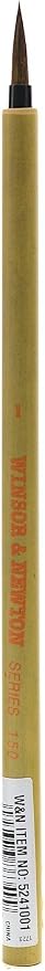 Winsor & Newton 5241001 Series 150 Bamboo Short Handle Brush - Round #1