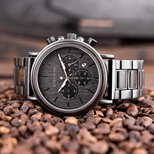 2win Engraved Wooden Watch for Boyfriend My MAN Fiancé Husband Customized Personalized Wood Watches for Men Birthday Anniversary Personalized Watch