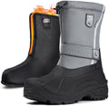 FREE SOLDIER Men's Waterproof Winter Shell Snow Boots with Removable Liner