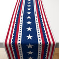 OHOME 4th of July Decorations - Patriotic USA Stars Table Runner for Home | Memorial Day Decorations - Fourth of July Accessories Decor Party Supplies Indoor Outdoor - 250 Anniversary USA Merchandise
