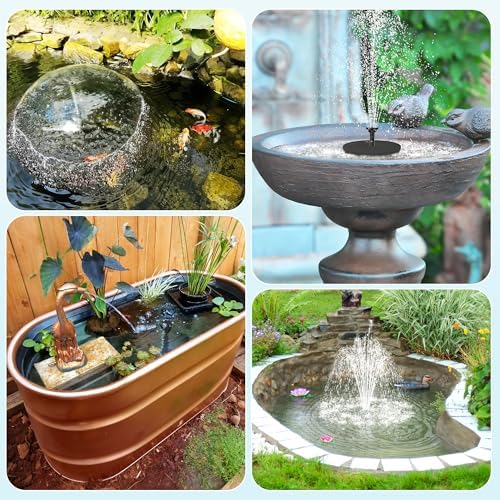 Biling 5.5W Solar Fountain Pump with Dry-Run Protection for Bird Bath