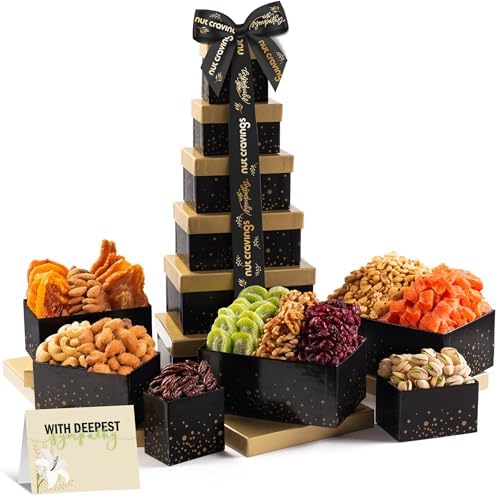 NUT CRAVINGS Gourmet Collection - (12 Assortments) Sympathy Condolence