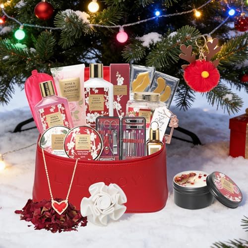 36Pcs Moisturizing Bath and Body Gifts Skin Care Spa Gift Set for Women