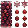 Valery Madelyn 50ct Christmas Tree Decorations Ball Ornaments 2 Inches
