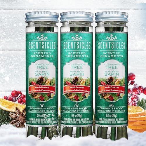 Scentsicles O Christmas Tree Scented Christmas Ornaments 3 Pack