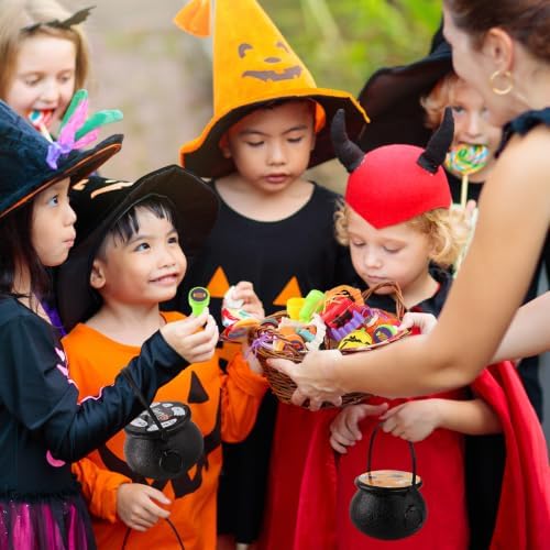 Halloween Party Favor for Kids,48 Pack Prefilled Small Witch Cauldron Toys