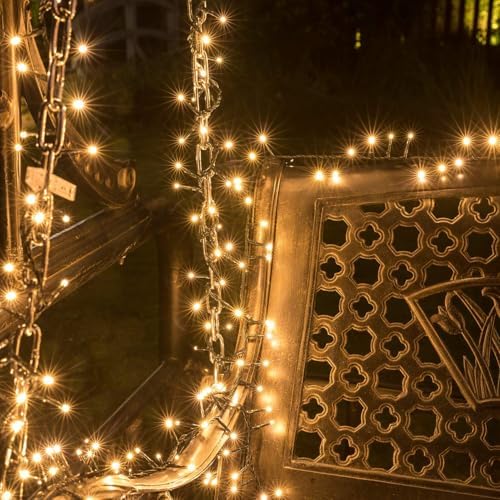 AWQ 1000 LED 82 ft Christmas Cluster Lights Xmas String Lights Warm White
