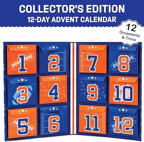 Florida Gators 12-Day Christmas Ornament Advent Calendar Football UF Gift