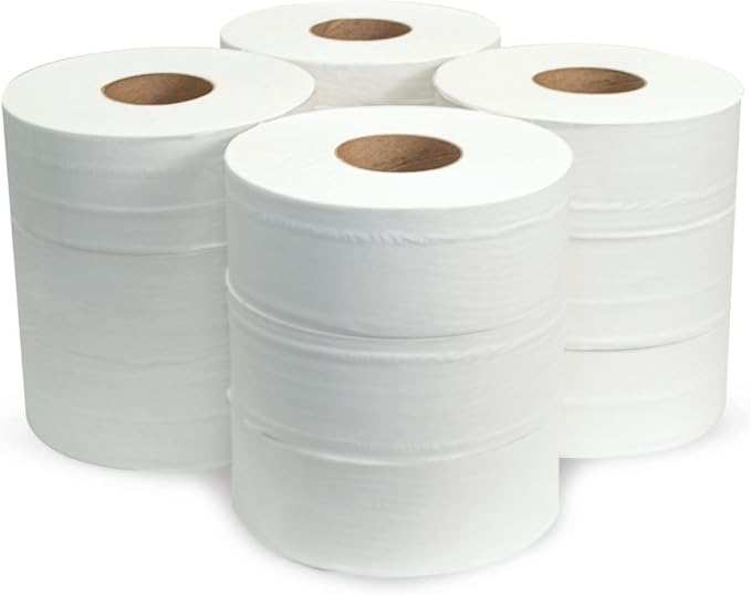 Morcon M99 Bath Jumbo Tissue, Septic Safe, 2-Ply, 3.3in x 1,000ft., 12 Count