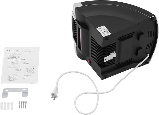 Automatic Electric Hand Dryer, High Speed Hand Air Dryer for Commercial Household 1800W Hot and Cold Wind