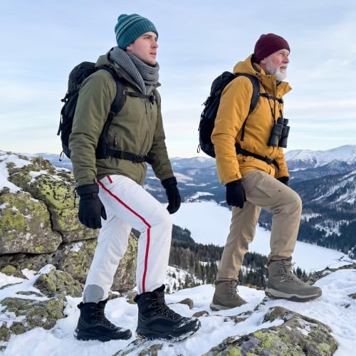 HUMTTO Men's Thermal Insulated Winter Snow Boots