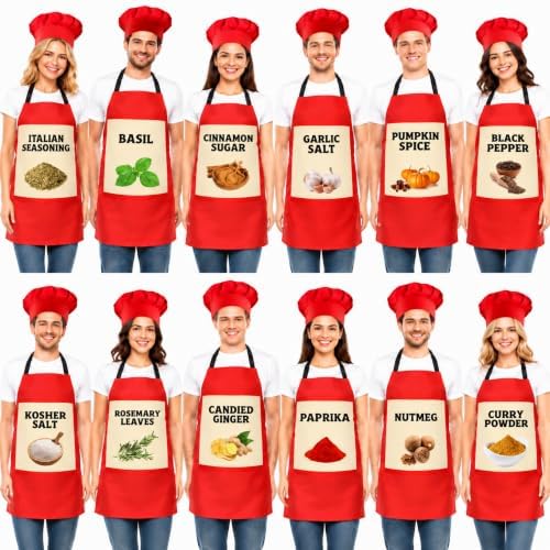 Halloween Spice Condiments Apron & Hat