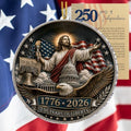 250 Anniversary USA Ornament, 2D Acrylic USA 250th Anniversary Merchandise, Fourth of July Decorations, Patriotic Decor, USA 250th Anniversary 4th of July Gifts, USA 250th Birthday Gifts