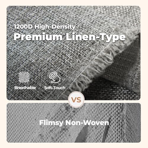 Sheet Organizers and Storage for Linen Closet, 12Pack Grey