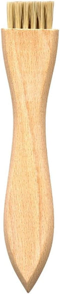 MG Chemicals - 857 Technical Cleaning Brush with 5" Chiseled Style Wood Handle, Hog Hair Bristles, 3/4" Length x 5/16" Width