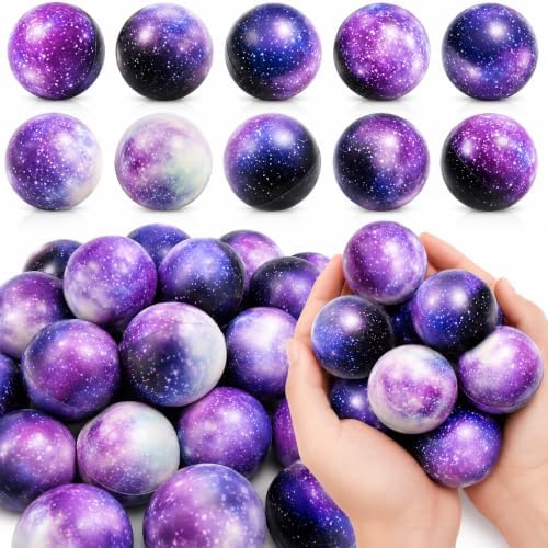 Bedwina Galaxy Stress Balls for Kids (150-Pack) Bulk Sensory Fidget Toys
