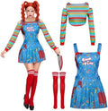Spooktacular Creations Halloween Killer Doll Costume Women, Adult Creepy Doll Dress, Halloween Costume Women for Cosplay