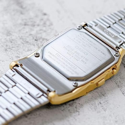 Casio #DBC611G-1D Men's Gold Tone 25 Memory Calculator Databank Watch