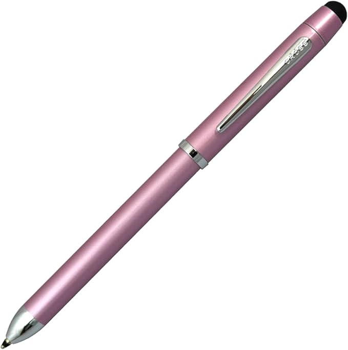 Cross Tech3+ Refillable Multi-Function Ballpoint Pen with Stylus, Medium Ballpen And Pencil, Includes Premium Gift Box - Frosty Pink