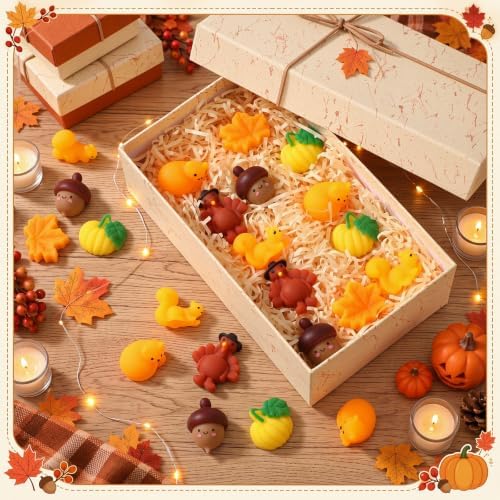 Thenshop 30 Pcs Thanksgiving Fall Soft Balls Bulk 6 Style Party Favors