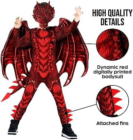 Morph Dragon Costume Kids, Dragon Wings, Halloween Costumes for Kids