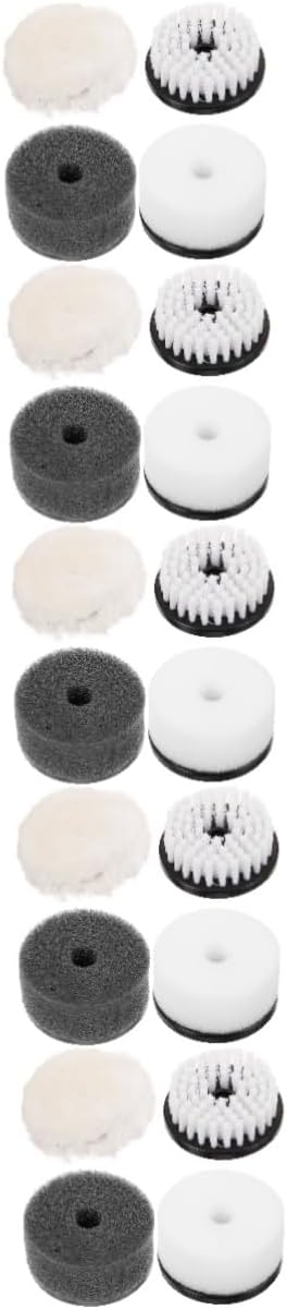 Veemoon 5sets 4pcs Shoe Care Polishing Brush Dust Brush Sponge for Shoes Complete Cleaning Tools for Boot Sole Achieve Bright Clean Appearance 4pcs*5