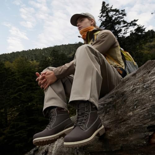 COTTIMO Womens Snow Hiking Winter Boots Casual Fur Lined Fashion Boots