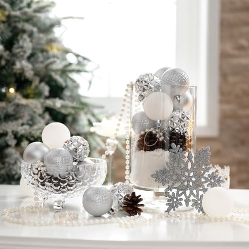 Valery Madelyn 50ct Christmas Tree Decorations Ball Ornaments 2 Inches