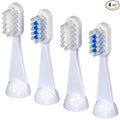 Cybersonic Traditional Replacement Brush Heads, 4 Pack, Compatible With All Cybersonic Electric Toothbrushes