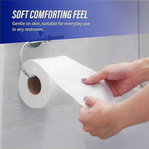 Genuine Joe - GJO2550096 2-ply Standard Bath Tissue Rolls (Pack of 96 Rolls)