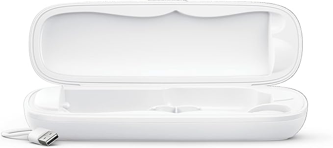Philips Sonicare ProtectiveClean 6500 Rechargeable Electric Toothbrush, with Pressure Sensor, 3 Cleaning Modes, SmarTimer and QuadPacer, 14-Day Battery Life, Charging Travel Case, Pink, HX6462/06