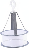 Foldable Hanging Dryer Net, Stainless Steel Mesh Rack for Flat Drying Sweaters & Delicates, Space-Saving Laundry Organizer