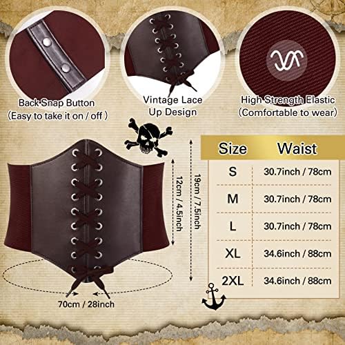 Shihanee Women Pirate Costume Outfits Renaissance Halloween