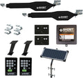 Ghost Controls Heavy Duty Dual Solar Automatic Gate Opener with Dual Premium Wireless Keypads