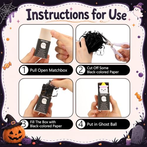 80 Sets Halloween Ghost Gifts Positive Halloween Party Favors