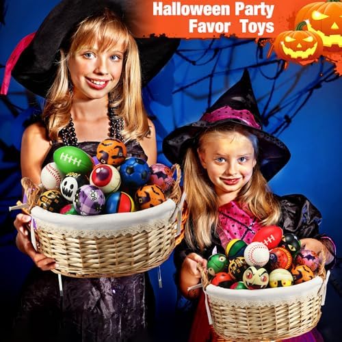 Gejoy 108 Pcs Halloween Sensory Fidget Balls, 2.5'' Mini Foam Relief Toys